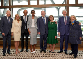 Katër ish-presidentë amerikanë në inaugurimin e Qendrës Presidenciale të Obamës; munguan kritikat e ashpra ndaj Trumpit
