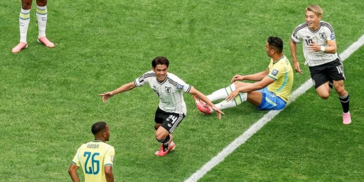 Live Brazil-Japoni: Goli i Sanos vendos, mbyllet pjesa e parë në Houston (Video)