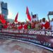 Live/ Dita e 21-të e tubimit në Tiranë: protestuesit mblidhen në sheshin Skënderbej dhe nisin marshimin drejt Kryeministrisë