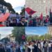 Live/ Protesta, dita 16 Tiranë: Pas bllokimit të Rinasit një natë më parë, nismëtarët: Marshim vetëm brenda Unazës