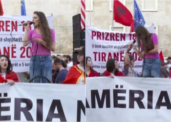 Momente tensioni në tubim: protestueses i hiqet mikrofoni gjatë fjalimit