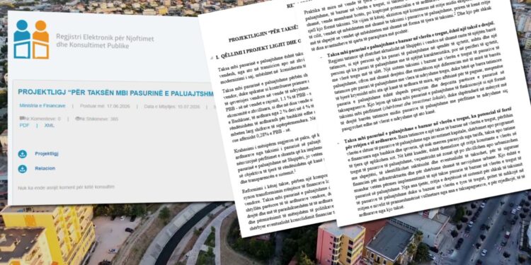 Propozohet projektligji për rritjen e taksës së pronës, përafrohet me vlerën e tregut
