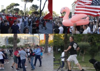 Rama e Berisha n'burg, dita 13 e protestës, qytetarët marshojnë në kryeqytet pas tensioneve me mbështetësit e PS-së