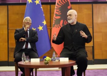 Rama pret në kryeministri Antonio Costan gjatë turit ballkanik të Presidentit të Këshillit të Europës