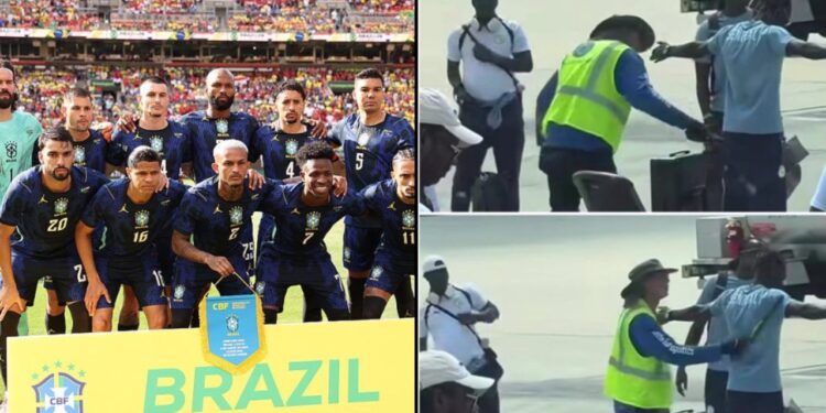 Skandal apo paranoje? SHBA bllokon Brazilin në aeroport; Vinicius e shokët kontrollohen dhe u heqin këpucët