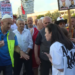 Tensione në protestë, emigrantja me fëmijën i drejtohet ashpër organizatorit Kola dhe thotë S’duam te Kryeministria
