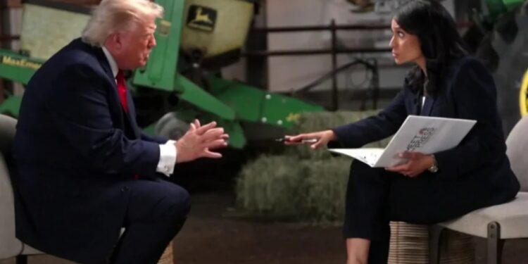 VIDEO/ Trump braktis intervistën në NBC News pas një debati të ashpër gjatë transmetimit: Më ka mbaruar durimi