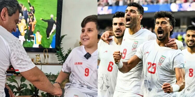 Video/ Magjia e një babai: si e përjetoi djali i tij i verbër ndeshjen e Botërorit përmes prekjes