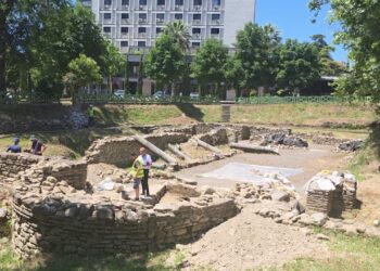 Zbulohet mozaiku i ri i Scampis në bazilikën paleokristiane të Elbasanit, dalin në dritë faza të reja ndërtimi