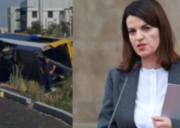 Zëvendëskryeministrja Koçiu reagon për aksidentin në autostradën Tiranë-Durrës me një të vdekur dhe 12 të plagosur