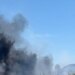 Zjarr pranë fushës së druve në Vlorë; shtëllungat e tymit mbulojnë zonën, alarmohen banorët