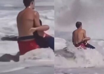 Adoleshenti hero në SHBA: Roja i ri sfidon dallgët, shpëton fëmijën, Trump e fton në Shtëpinë e Bardhë