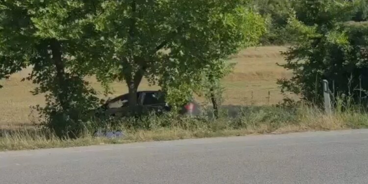 Aksident në Gjirokastër-Tepelenë: makinë del nga rruga dhe përfundon në fushë, plagoset çifti nga Kosova
