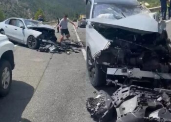 Aksident në aksin Milot-Rrëshen: automjeti përplaset me kamionin, katër të plagosur