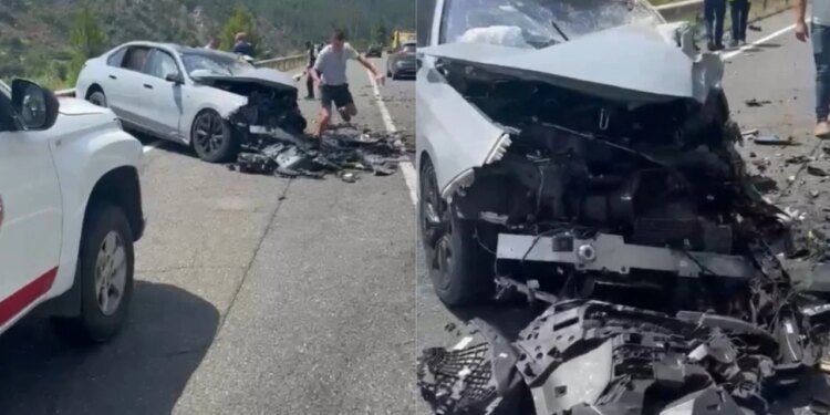 Aksident në aksin Milot-Rrëshen: automjeti përplaset me kamionin, katër të plagosur