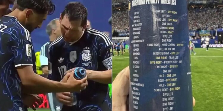 Arma që nuk u shkrep — Messi dhe Argjentina zbulojnë sekretin e Pickfordit; shishja me shënime mbeti në fushë
