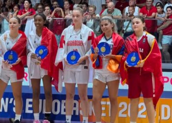 Basketboll: Shqipëria U-16 e vajzave fiton medalje argjendi në Divizionin C; 13-vjeçarja Helena Byberi udhëheq ekipin kuqezi