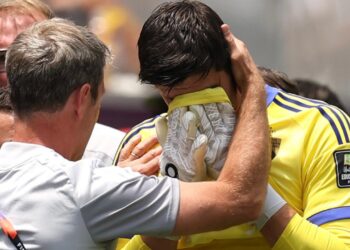 Belgjika pësoi goditje në çerekfinalen e Kupës së Botës 2026 ndaj Spanjës, kur Courtois u largua i dëmtuar