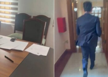 Deputetët shkojnë të lexojnë marrëveshjen e huasë me SHBA para seancës, Agron Shehaj merr kopjen, largohet me vrap