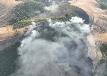 Dy vatra zjarri në Prrenjas; zjarrfikësit ndërhyjnë, shmanget përhapja e flakëve pranë banesave