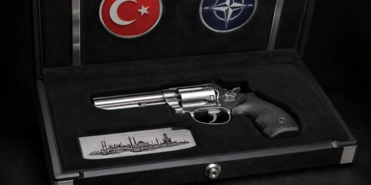 Fotolajm/ Publikohen pamjet e revoles unike, dhuratë që Erdogan u dha liderëve të NATO-s