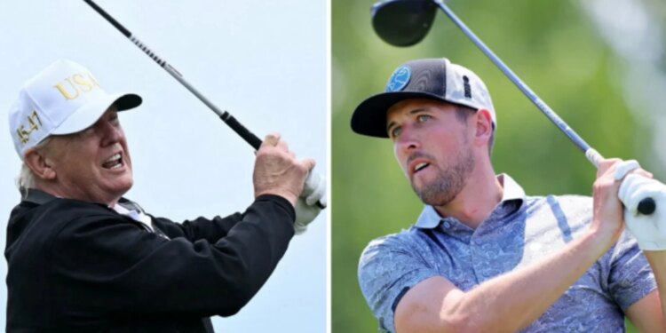 Kur Harry Kane sfidoi Donald Trump në golf