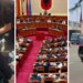 LIVE/ Protestues te Kuvendi me vezë dhe bllokime rrugësh, policia gardh para institucionit, deputetët përplasen, ndërpriten punimet