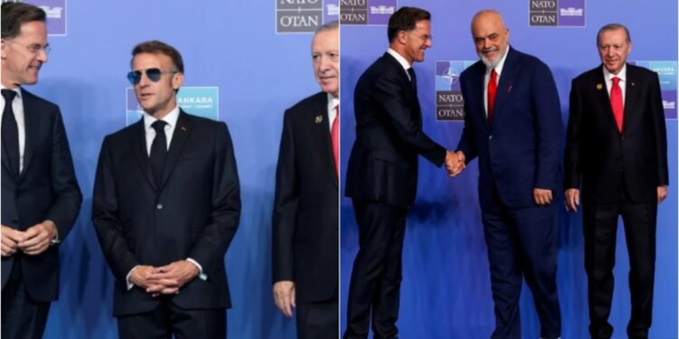 Macron me syze errëta, Rama me atlete bardha, The Guardian publikon fotot pikante nga samiti NATO-s në Ankara