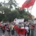 Pas tubimit të paradites, protesta e 58-të vazhdon normalisht përpara Kryeministrisë