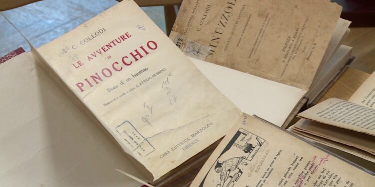 Pinoku feston 145 vjet, Biblioteka Kombëtare ekspozon botime të rralla