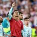 Video/ Ronaldo në lot për Jotën, vesh fanellën nr.21 dhe i bën homazh bashkë me ekipin dhe tifozët