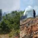 Zjarr i madh në Qafë Thanë, flakët përhapen shpejt për shkak të temperaturave të larta dhe erës