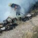 Zjarr përfshin fshatin Lazarat; evidentohen disa vatra