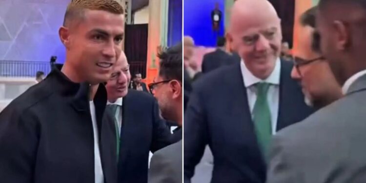 Çfarë ndodhi mes Ronaldos dhe Infantinos? Gesti i portugezit pas takimit u bë viral