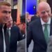 Çfarë ndodhi mes Ronaldos dhe Infantinos? Gesti i portugezit pas takimit u bë viral