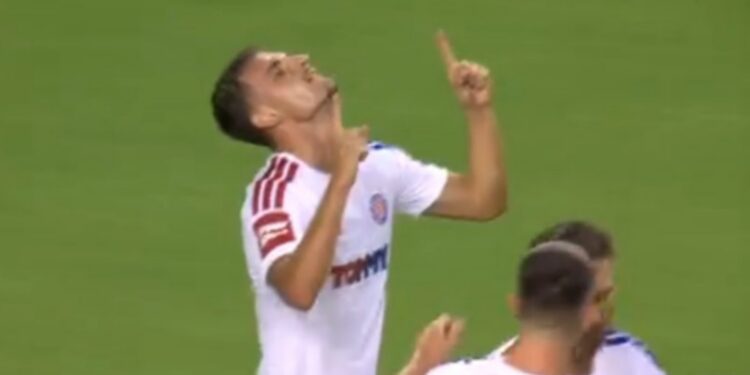 Etnik Brruti shënoi në debutimin e tij në HNL dhe zhbllokoi ndeshjen për Hajdukun ndaj Osijekut