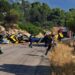 Foto/ Pamjet nga vendi ku u rrëzua dhe u shkatërrua plotësisht njëri prej helikopterëve zjarrfikës në Greqi