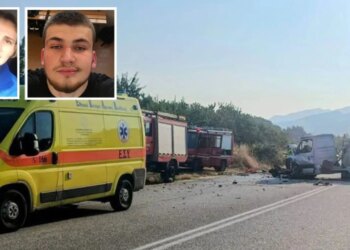Foto+Video: Dalin pamjet e aksidentit tragjik në Greqi, momenti i përplasjes që mori jetën nënës dhe djalit shqiptar