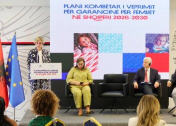 Garancia Evropiane për Fëmijët/ Ministrja Sala: Plani i Veprimit 2026-2030 do mbështesë rreth 100 mijë fëmijë në nevojë