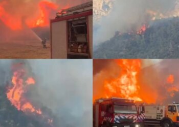 :LIVE/ Situatë apokaliptike rreth Tiranës, zjarret përhapen shpejt në kodra e pyje; Lura digjet prej 48 orësh