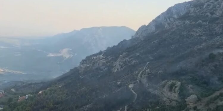 Ministria e Mbrojtjes: Zjarri në Krujë vihet plotësisht nën kontroll, mbi 400 forca u angazhuan gjatë natës