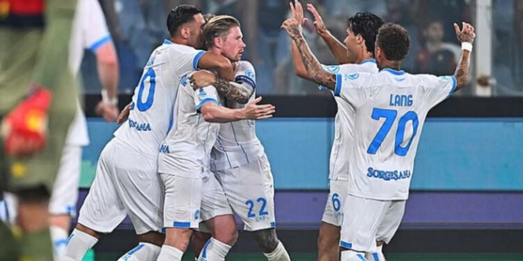 Napoli i Allegrit nis me fitore në Serie A, mposhti Genoan; Mitaj në stol gjatë gjithë ndeshjes