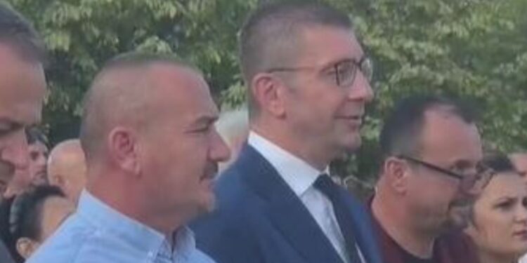 Ndodh për herë të dytë në Pustec: Kryeministri maqedonas Mickoski vjen në Shqipëri, himni shqiptar nuk respektohet