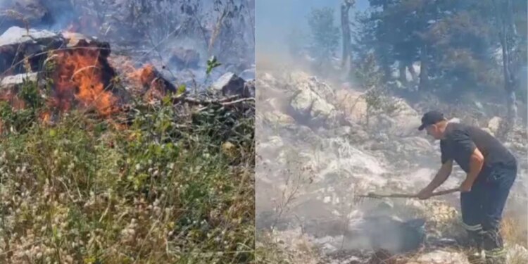 Në Elbasan mbeten aktive dy vatra zjarri, më problematike në Malin e Dardhës
