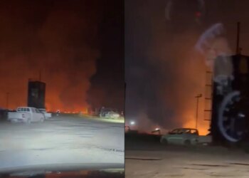 Në zonën naftëmbajtëse të Marinzës zjarri pranë puseve, ndërhyjnë tre mjete zjarrfikëse