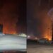 Në zonën naftëmbajtëse të Marinzës zjarri pranë puseve, ndërhyjnë tre mjete zjarrfikëse