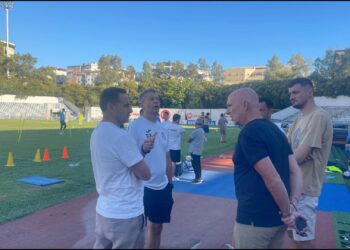 Për njohje dhe bashkëpunim me futbollin në Shqipëri, trajneri kombëtares Maran zhvillon takime me klubet e Abissnet Superiore