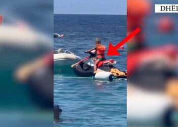 Pronari i Jet Ski-së në Dhërmi gjobitet me 10 mijë lekë pasi ia dha me qira një 12-vjeçari