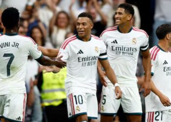 Real Madrid shkatërron Malagën në Bernabeu, spektakël me 4 gola, Bellingham dhe Mbappe ndezin mbrëmjen