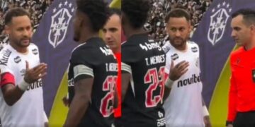 Sërish shkëndijë në futbollin brazilian, Thiago Mendes refuzon të shtrëngojë duart me Neymar (VIDEO)